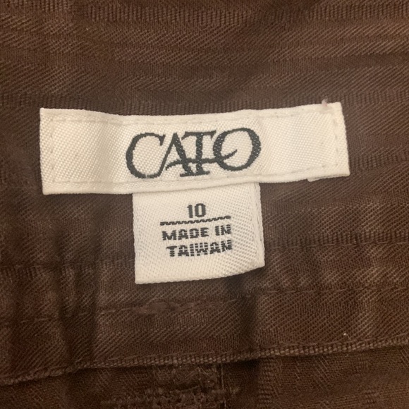 Cato brown capris - Picture 3 of 5
